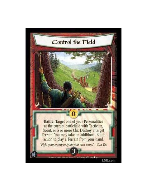 Control the Field FOIL  - Battle : Target one of your Personalities at the current battlefield with Tactician, Scout, or 3 or mo