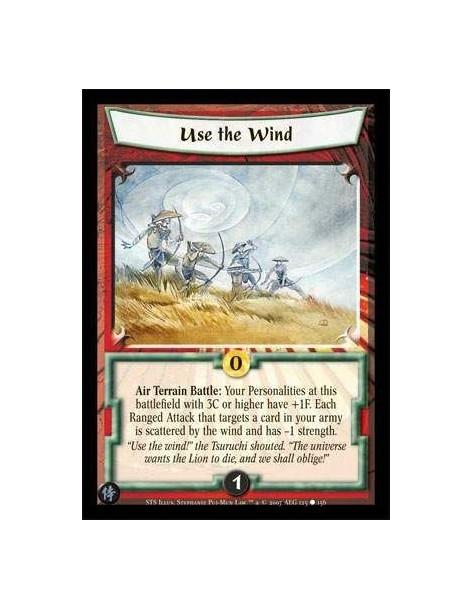 Use the Wind  - Air Terrain Battle: Your personalities at this battlefield with 3C or higher have +1F. Each Ranged Attack that t