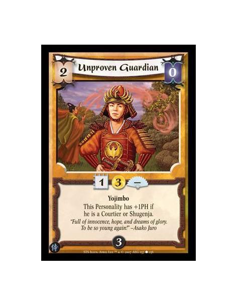 Unproven Guardian  - Yojimbo This Personality has +1PH if he is a Courtier or Shugenja.