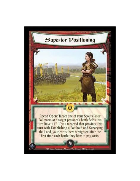 Superior Positioning FOIL  - Recon Open: Target one of your Scouts: Your Followers at a target province's battlefields this turn