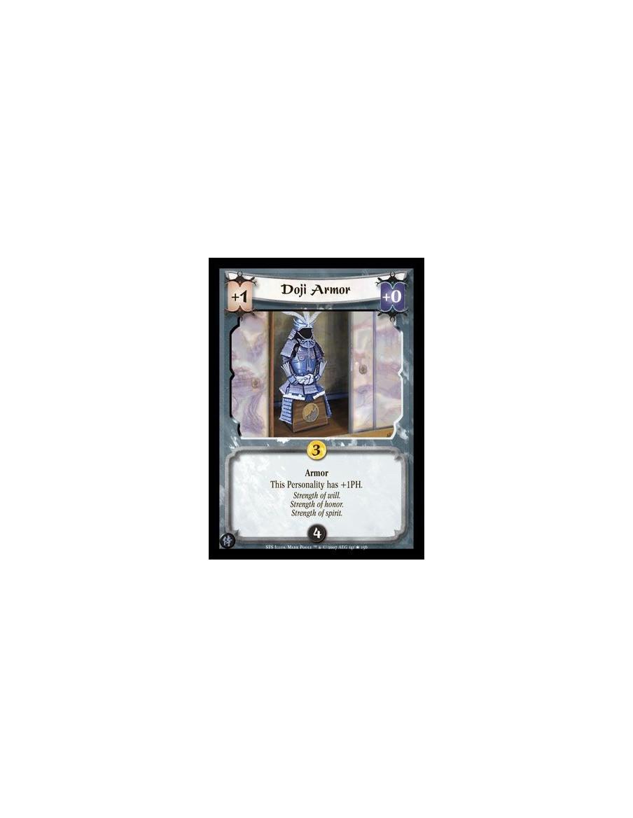 Doji Armor FOIL  - Armor This Personality has +1PH