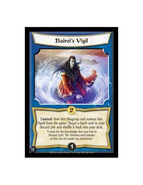 Bairei's Vigil FOIL  - Limited: Bow this Shugenja and remove this Spell from the game: Target a Spell card in your discard pile 