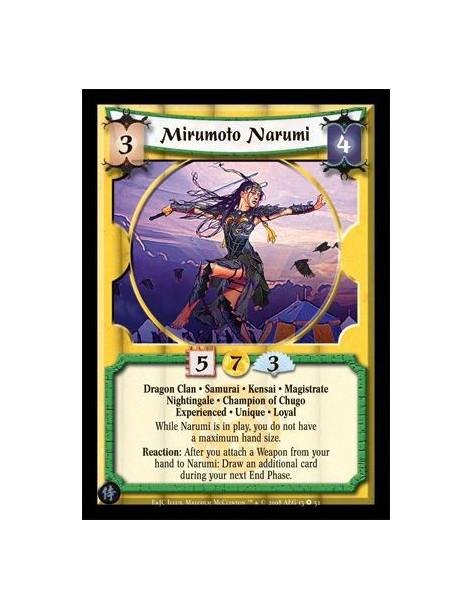 Mirumoto Narumi Exp  - Dragon Clan • Samurai • Kensai • Magistrate Nightingale • Loyal • Champion of Chugo Experienced • Unique 