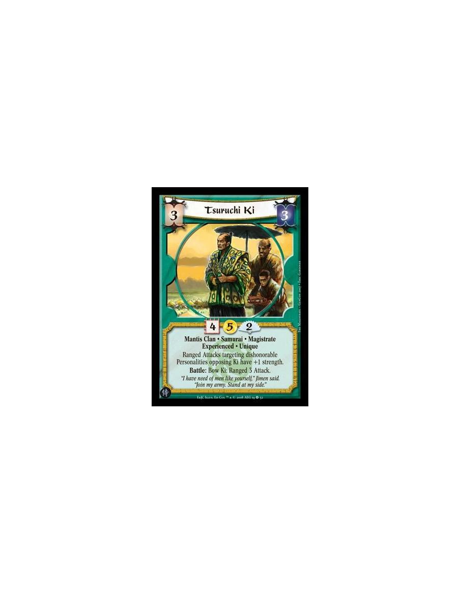 Tsuruchi Ki Exp  - Mantis Clan • Samurai • Magistrate Experienced • Unique Ranged Attacks targeting dishonorable Personalities o