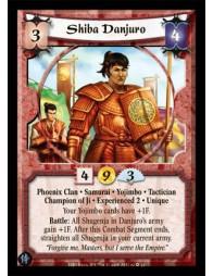 Shiba Danjuro Exp2  - Phoenix Clan • Samurai • Yojimbo • Tactician Champion of Ji • Experienced 2 • Unique Your Yojimbo cards ha