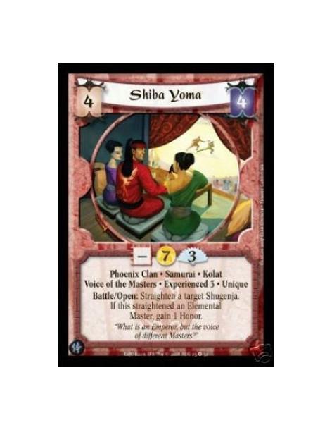 Shiba Yoma Exp3  - Phoenix Clan • Samurai • Kolat Voice of the Masters • Experienced 3 • Unique Battle/Open: Straighten a target