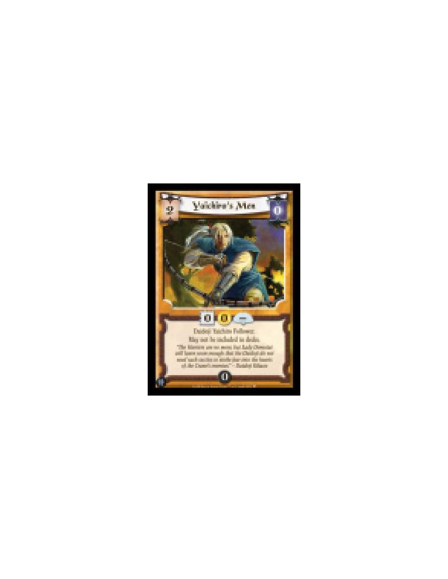 Yaichiro's Men  - Daidoji Yaichiro Follower.  May not be included in decks.