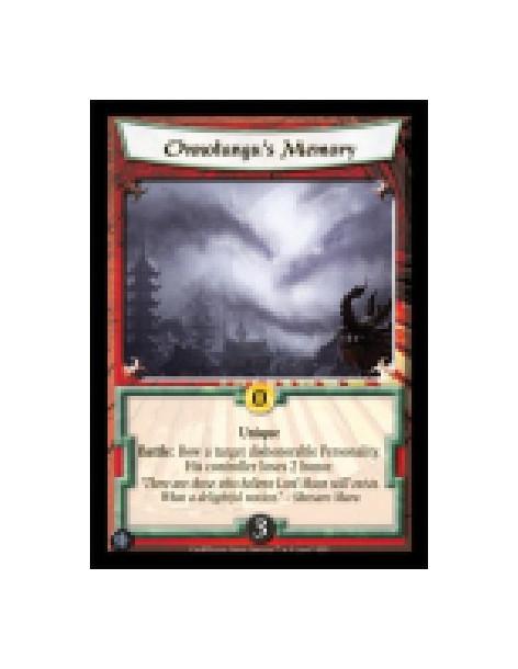 Onnotangu's Memory  - Unique  Battle: Bow a target dishonorable Personality. His controller loses 2 honor.