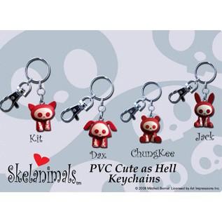 Kit (Cat) Llavero Skelanimals