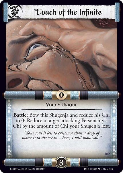 Touch of the infinite