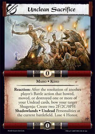 Unclean Sacrifice