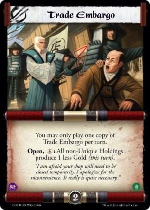 Trade embargo