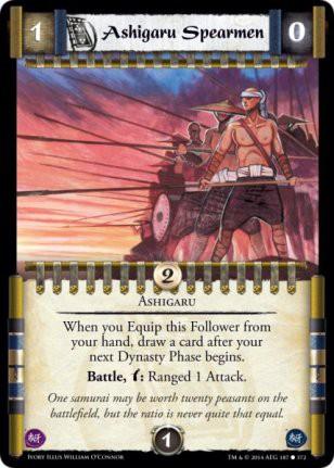 Ashigaru Spearmen Foil