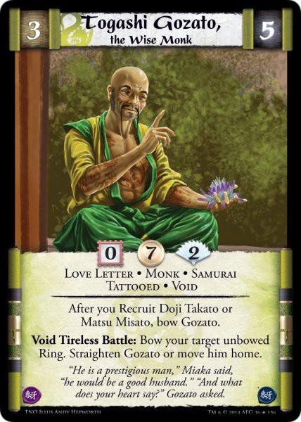 Togashi Gozato, The Wise Monk