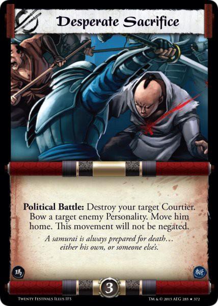 Desperate Sacrifice FOIL