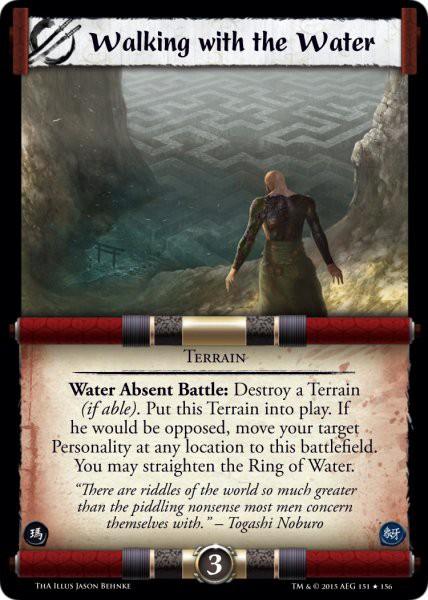Walking with the water