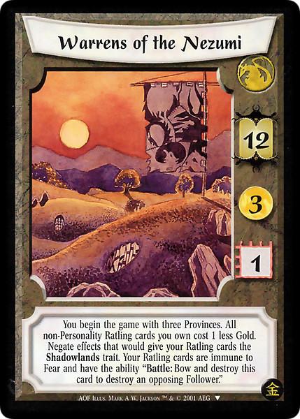 Warrens of the Nezumi FOIL