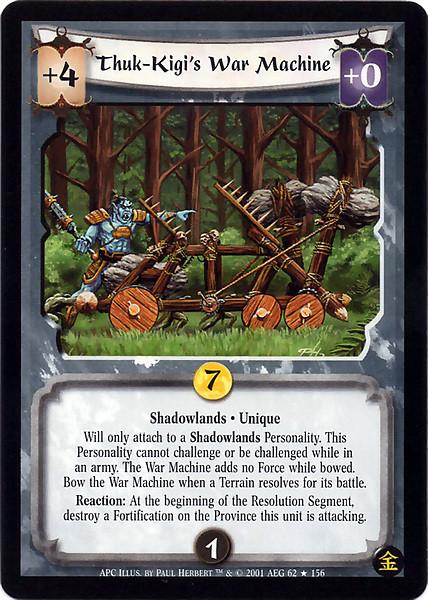 Thuk-Kigi's War Machine