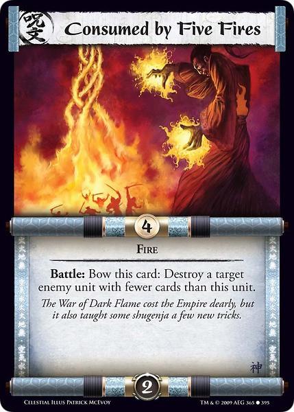 Consumed by Five Fires (Spanish)