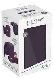 Flip'n'Tray Deck Case 80+ Tamaño Estándar XenoSkin Monocolor Violeta. Ultimate Guard