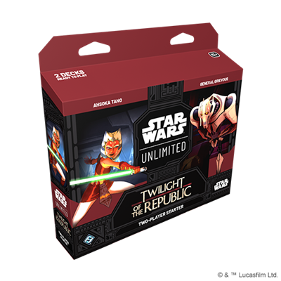Star Wars Unlimited: The sunset of the Republic. Start box 2 players (English)