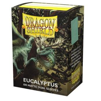 Standard Size Dragon Shield Cases (63x88mm) - Eucalyptus Dual Mate (100)