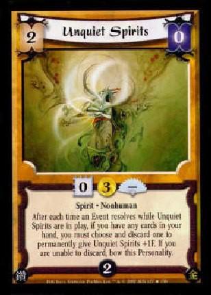 Unquiet Spirits FOIL