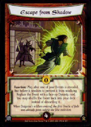 Escape from Shadow Foil (Sighd by Carl Frank)