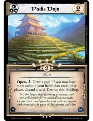 Carta Padis Dojo de Leyenda de los 5 Anillos
